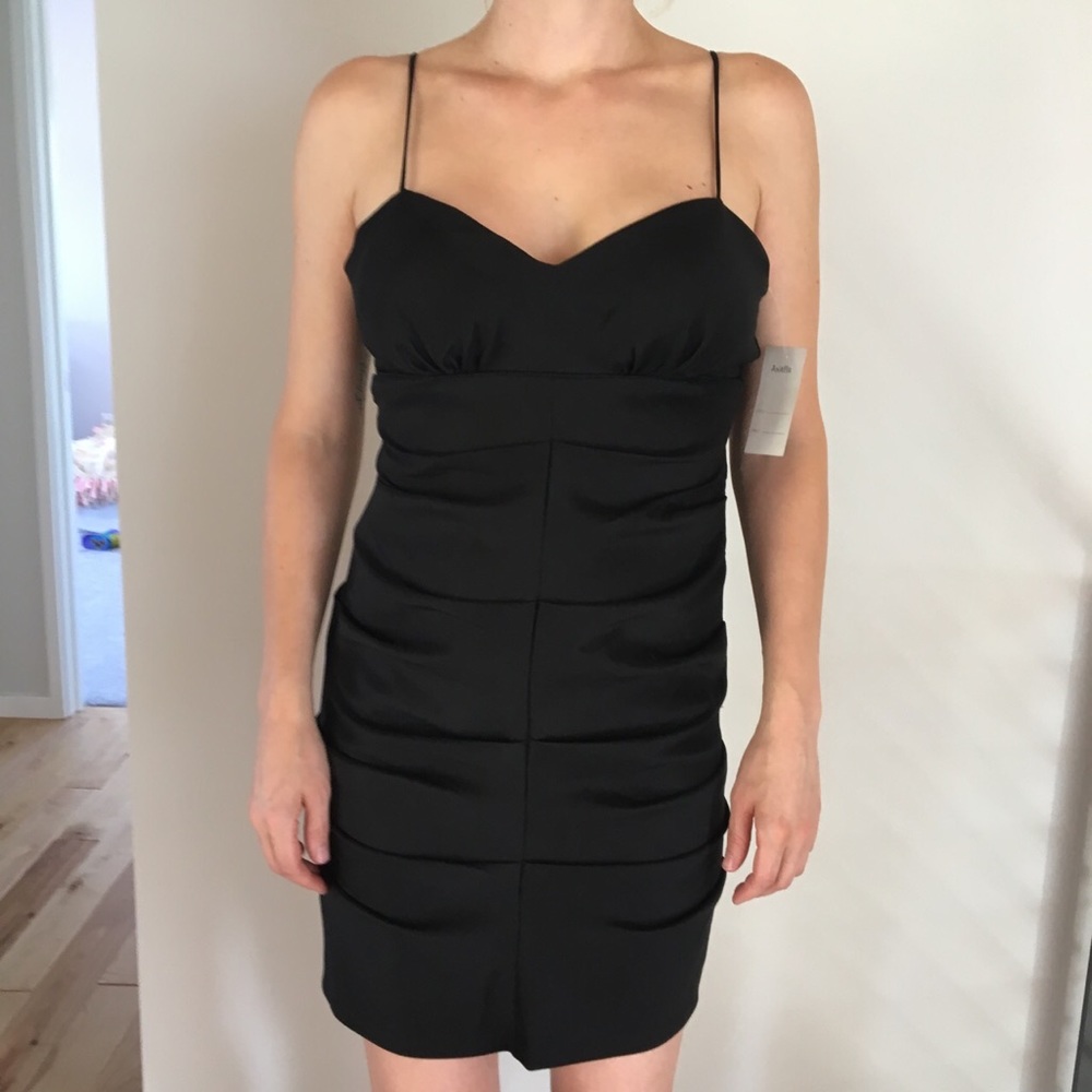 Black cocktail dress